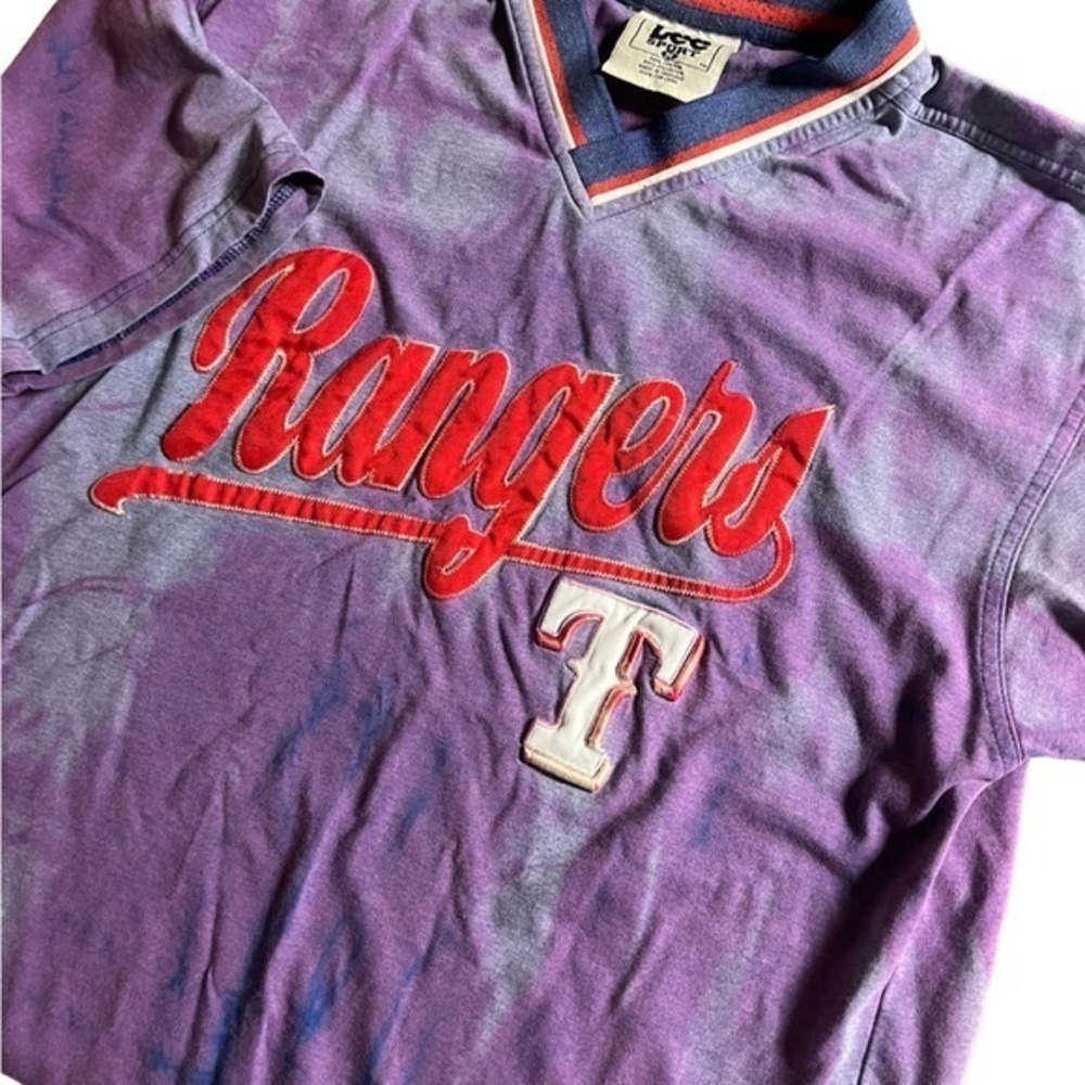 Texas Rangers size medium‎ tie dye Lee Sports baseball shirt